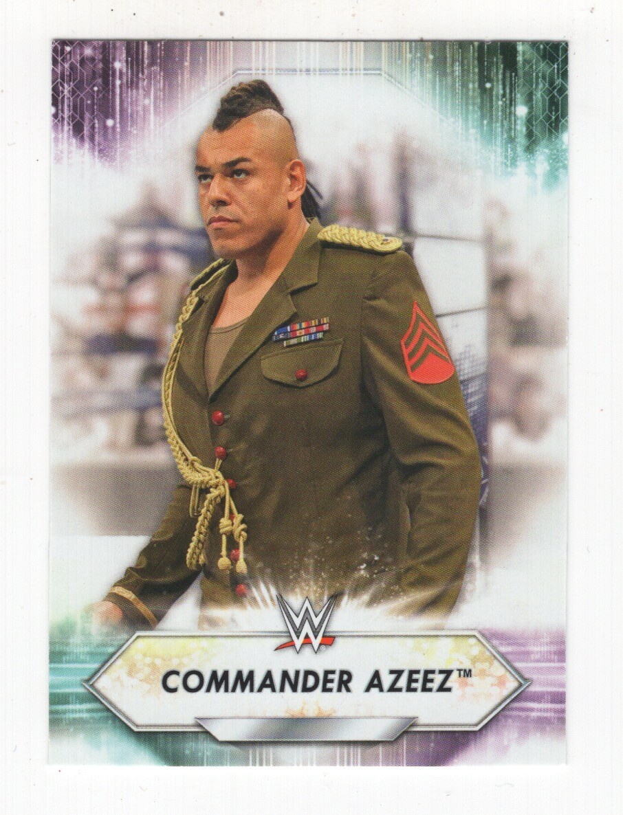 2021 TOPPS WWE WRESTLING - COMMANDER AZEEZ #145 | eBay