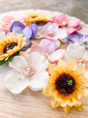 Rapunzel-inspired Flower Hair Clips (set of 10) | Accessories, For Girls/Women