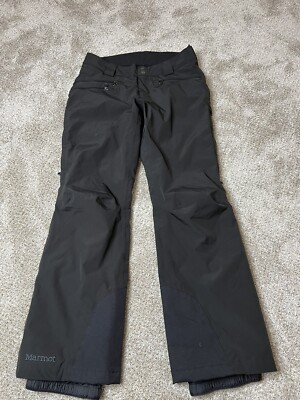 Marmot Women's Black Waterproof Slopestar Winter Ski Snow Pants Size S