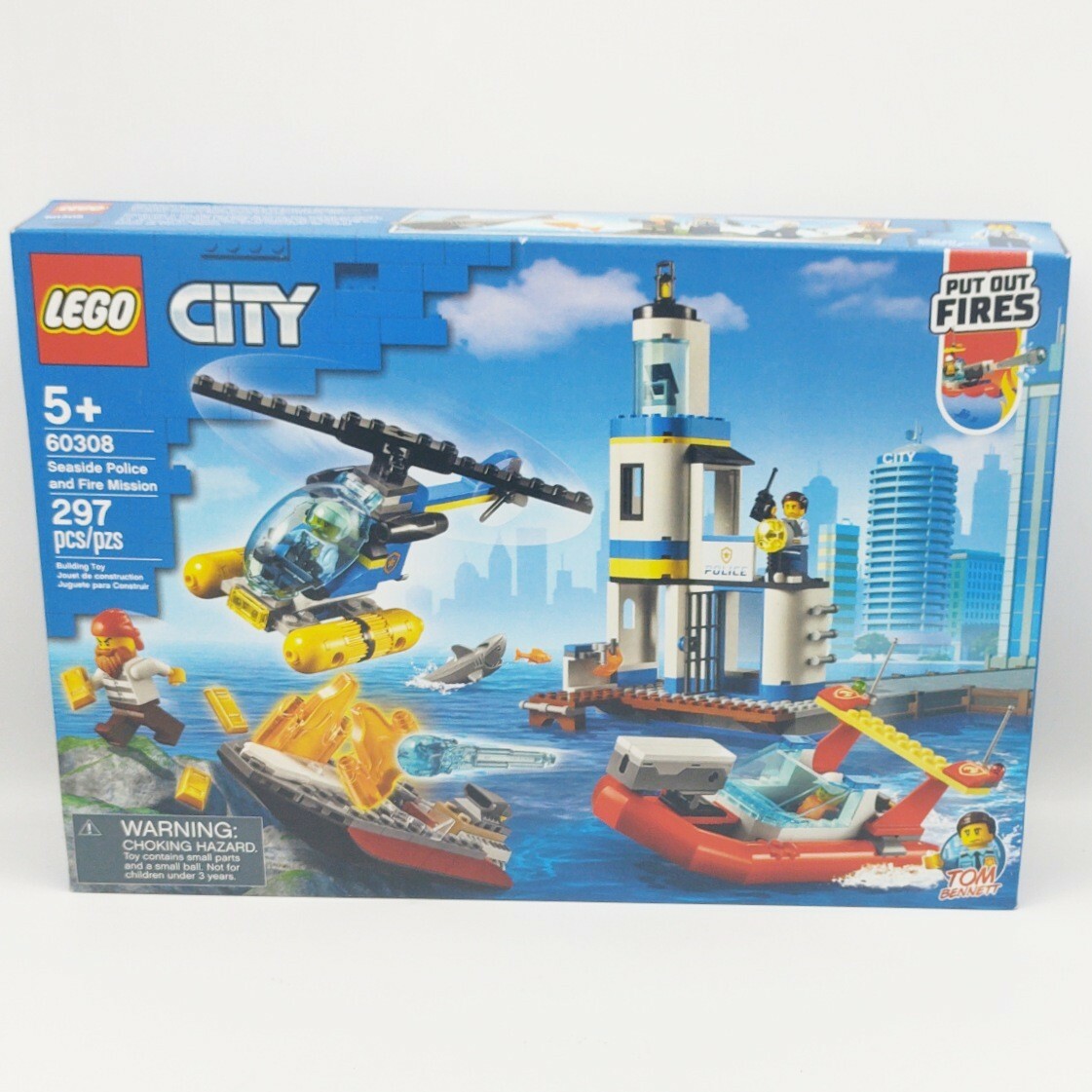 Lego City Seaside Police & Fire Rescue Mission 60308 Brand New Sealed Set