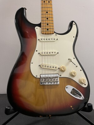1979 Fender Stratocaster Original 3 Tone Sunburst Natural Relic
