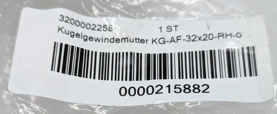 Kugelgewindemutter kg-af-32x20-RH-0 NEW - Bild 4 von 4