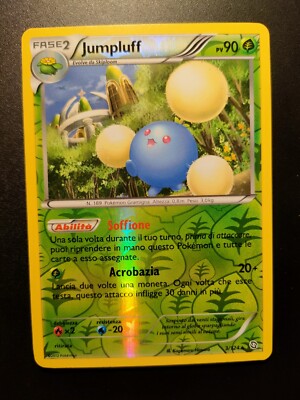 Jumpluff 3/124 Set Dragons Exalted Rare Reverse Holo Pokemon Karte DEU 