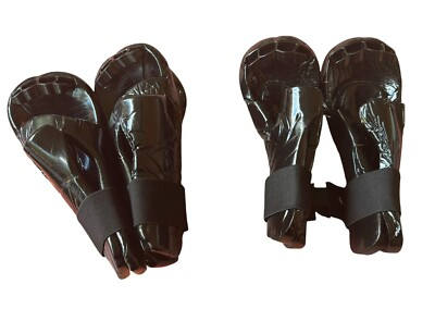 #ad #ad Two Pairs of Small Pro Force Black Sparring Mixed Martial Arts Gloves $24.99