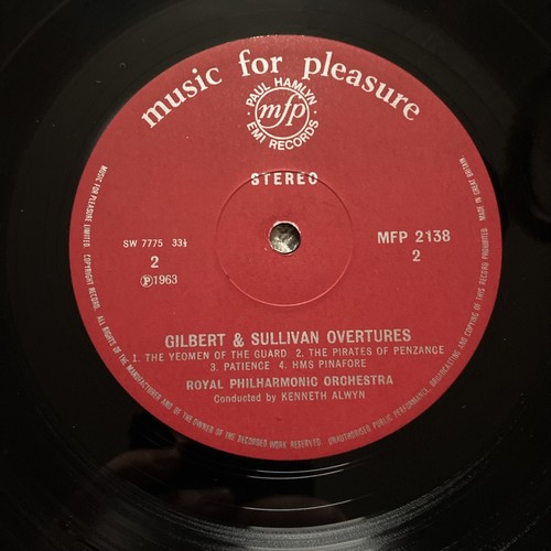 Gilbert and Sullivan Overtures 12” Vinyl Record - Tested - Picture 6 of 8