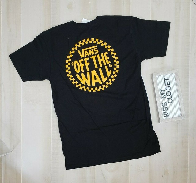 black and yellow vans shirt
