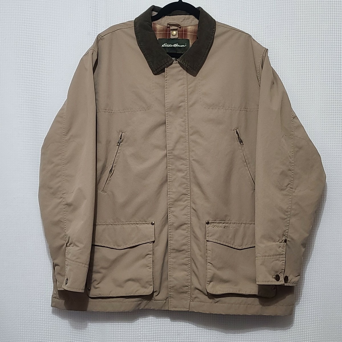 Eddie Bauer Chore Jacket Men's Size XL Oversized Fit Lots Of