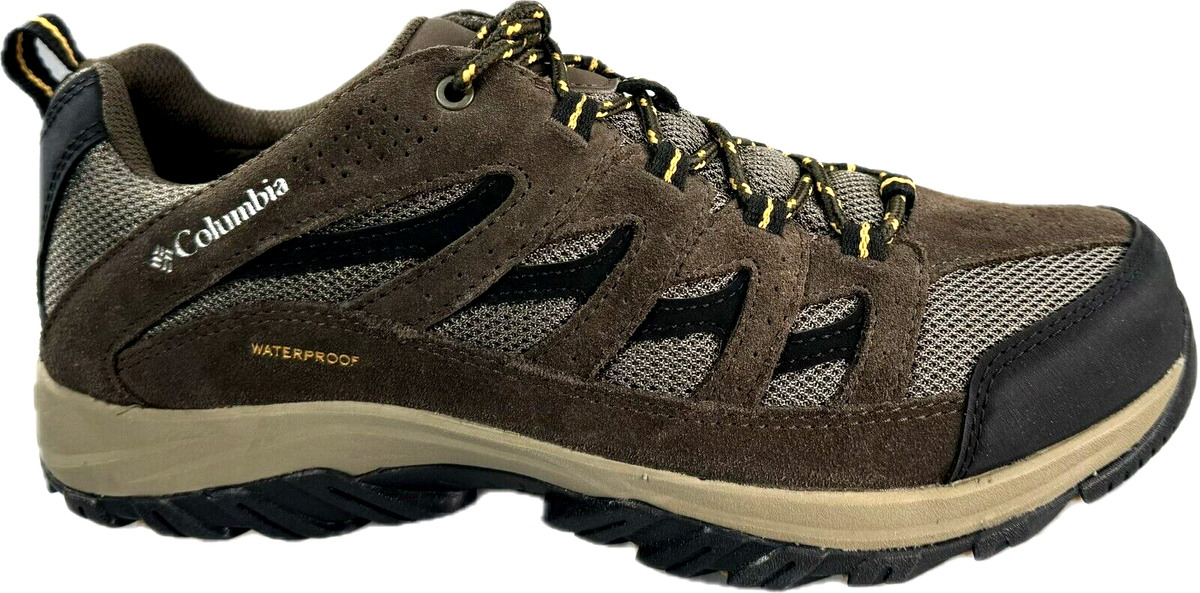 Columbia Men's Crestwood Low Brown Waterproof Hiking Boots Sz