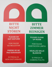 Türhänger NICHT STÖREN / ZIMMER REINIGEN, ...