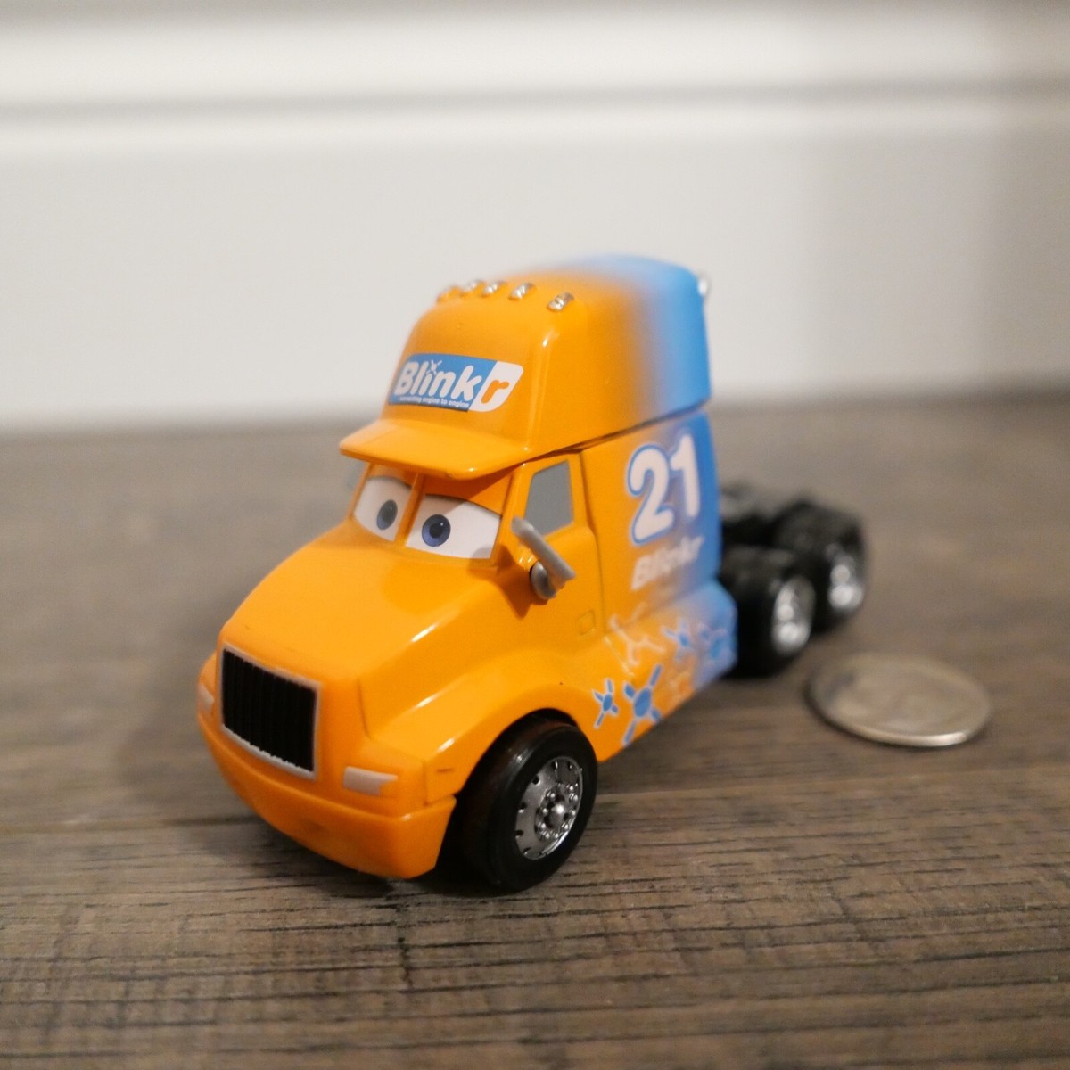 DISNEY PIXAR CARS SPEEDY COMET'S HAULER BLINKR 21 Cab Only !!! | eBay
