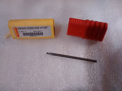 Sandvik Coromant Solid Carbide Endmill 2B320-0300-NG H10F 2 Flute Ball Nose 