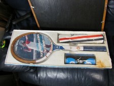 Spalding Poncho Gonzalez Tennis Racket Balls and Net Pro Kit NEW