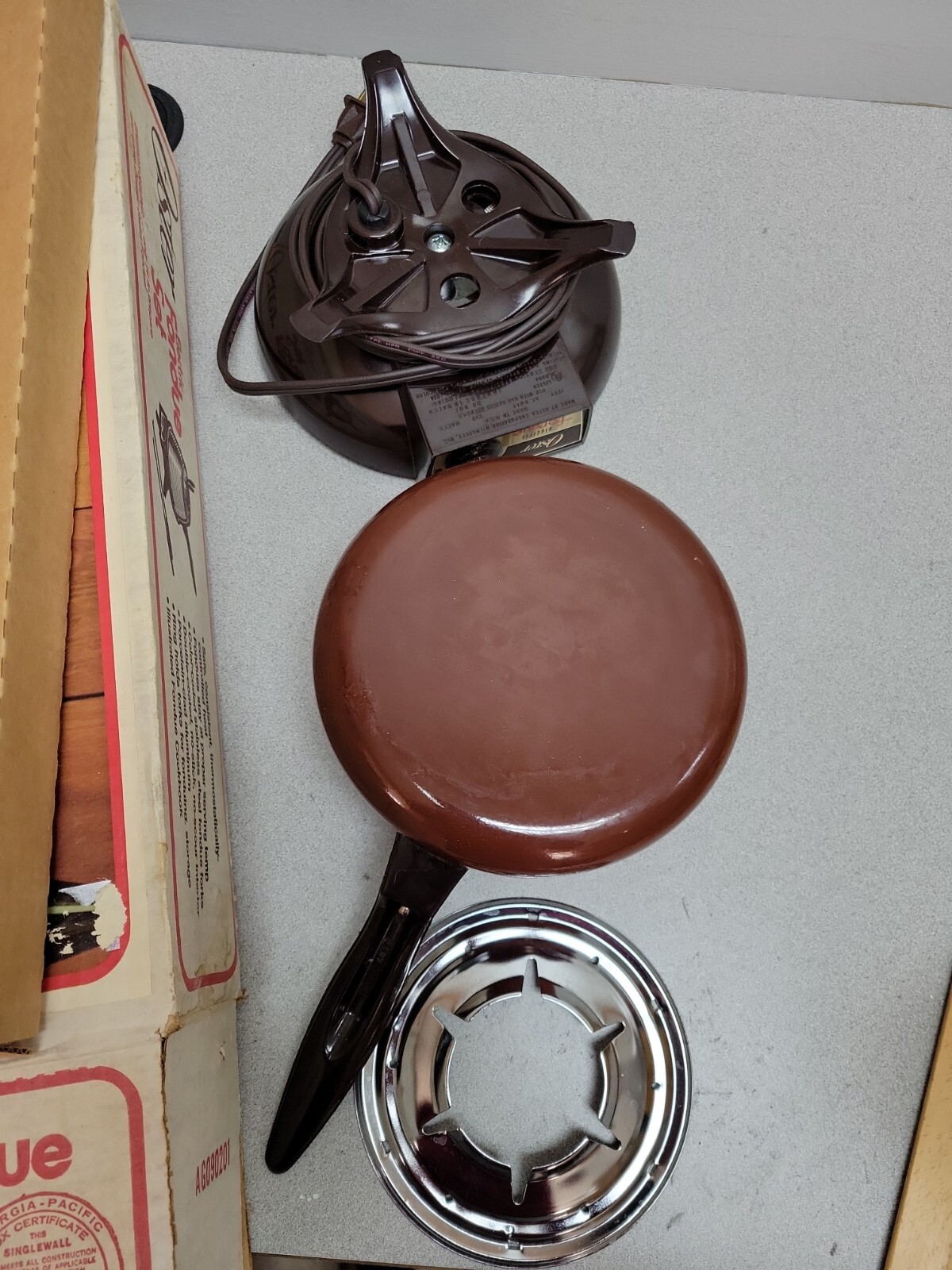 Vintage Oster Fondue Set Electric Model 681 eBay