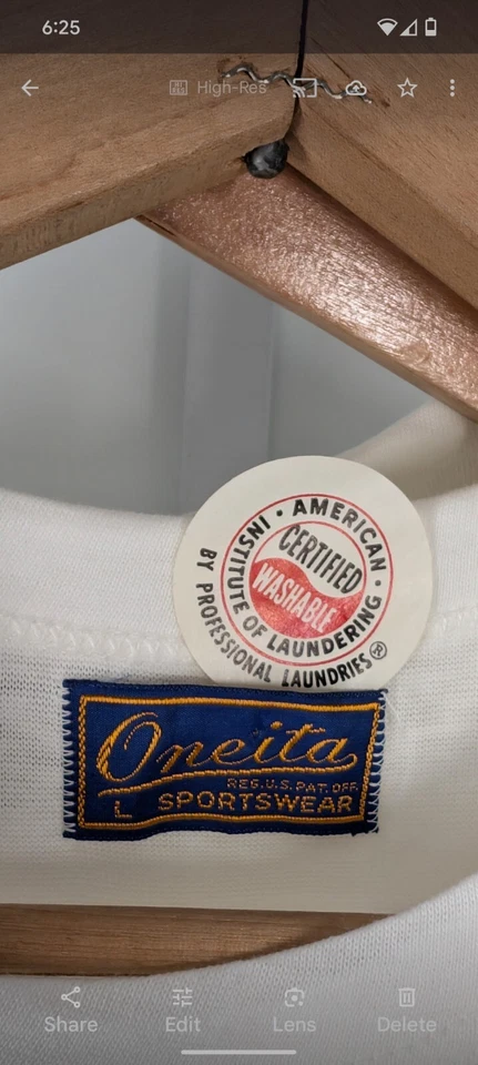 Oneita Knitting Co Camiseta Blanca De Colección NOS 40s 50s Lote De 2 Rockabilly EE. UU. En Blanco Foto 3 de 4