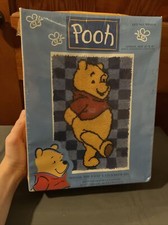 Rare Disney Winnie the Pooh Caron International Sealed in box Latch Hook Kit