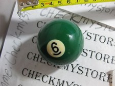 VINTAGE 6 BILLIARD BALL GENTLY USED