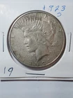 1923 US Peace Silver Dollar Circulated Extremely Fine