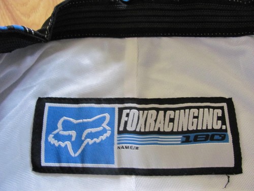 Fox Racing 180 VTG Blue White MotorCross Motorcycle Padded Pant Korea Mens 38 (Z - Picture 9 of 13