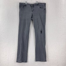 Kut from the Kloth Gray Catherine Boyfriend Fit Jeans Womens Mid-Rise Size 14