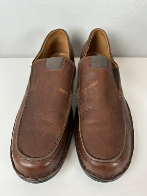 Clarks Est 1825 Men's Brown Leather Slip On Shoes Comfort Loafers 14M