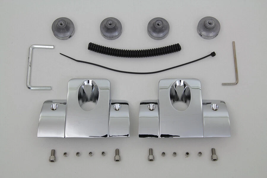 Kit de cubierta de perno de cabeza y bujía cromada para Harley Davidson Foto 2 de 4