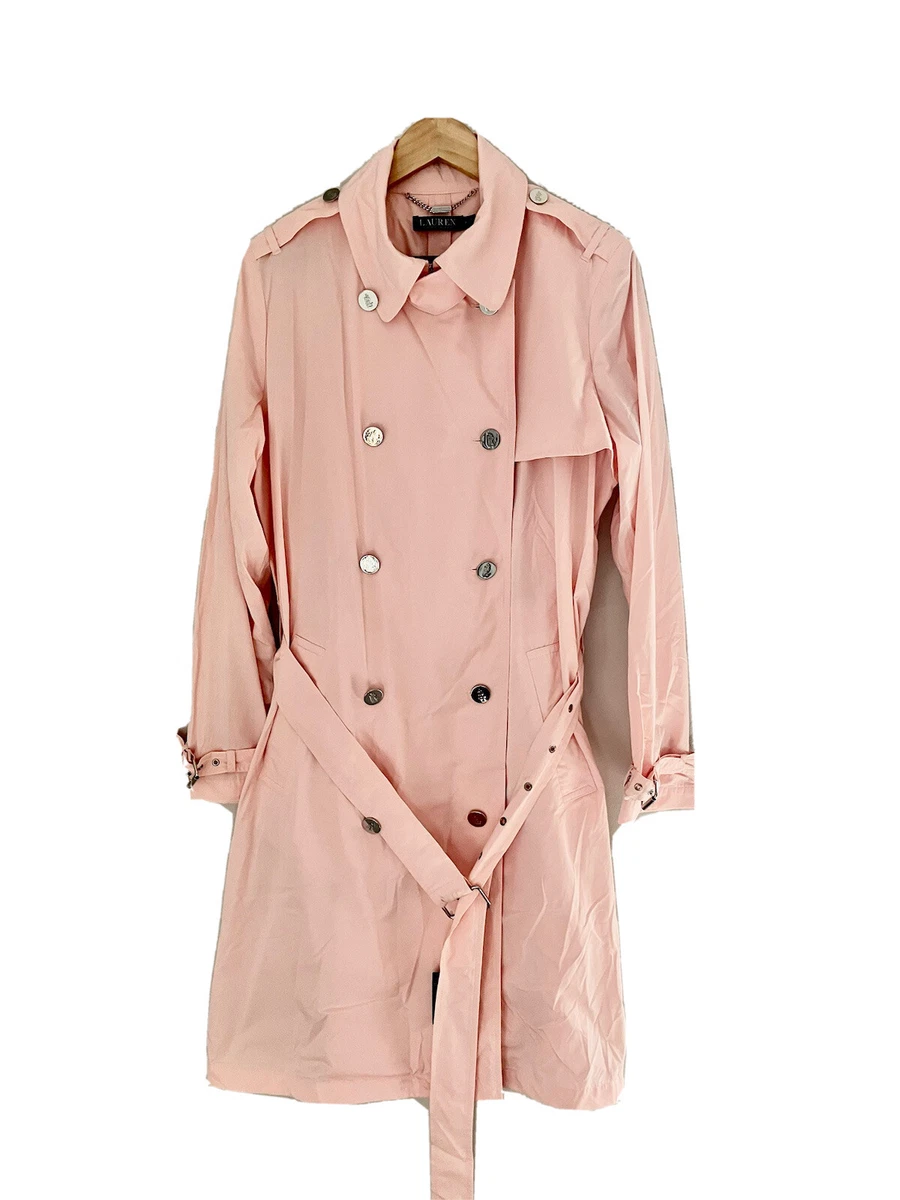 Lauren Ralph Lauren Monogram Belted Trench Coat