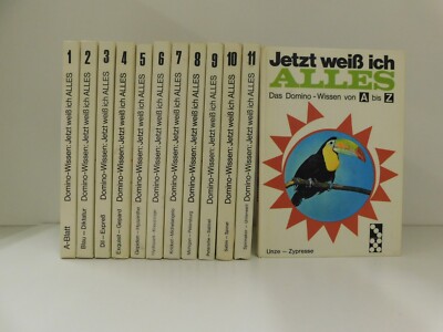 Jetzt weiß ich Alles Das Domino Wissen von A-Z in 12 Bänden Kindersachbücher