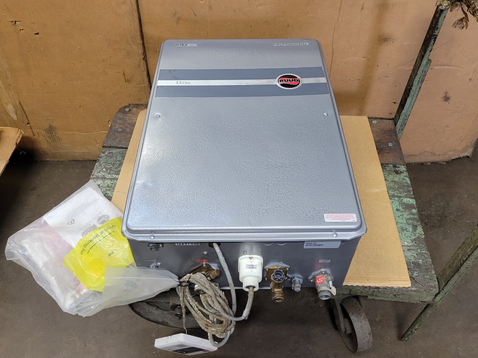 RUUD TANKLESS NATURAL GAS WATER HEATER RUTGH-95DVLN-2 199K BTU - USED | eBay