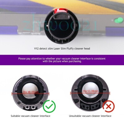Dyson V12 Detect Laser Slim Fluffy Cleaner Head 486047 compatible