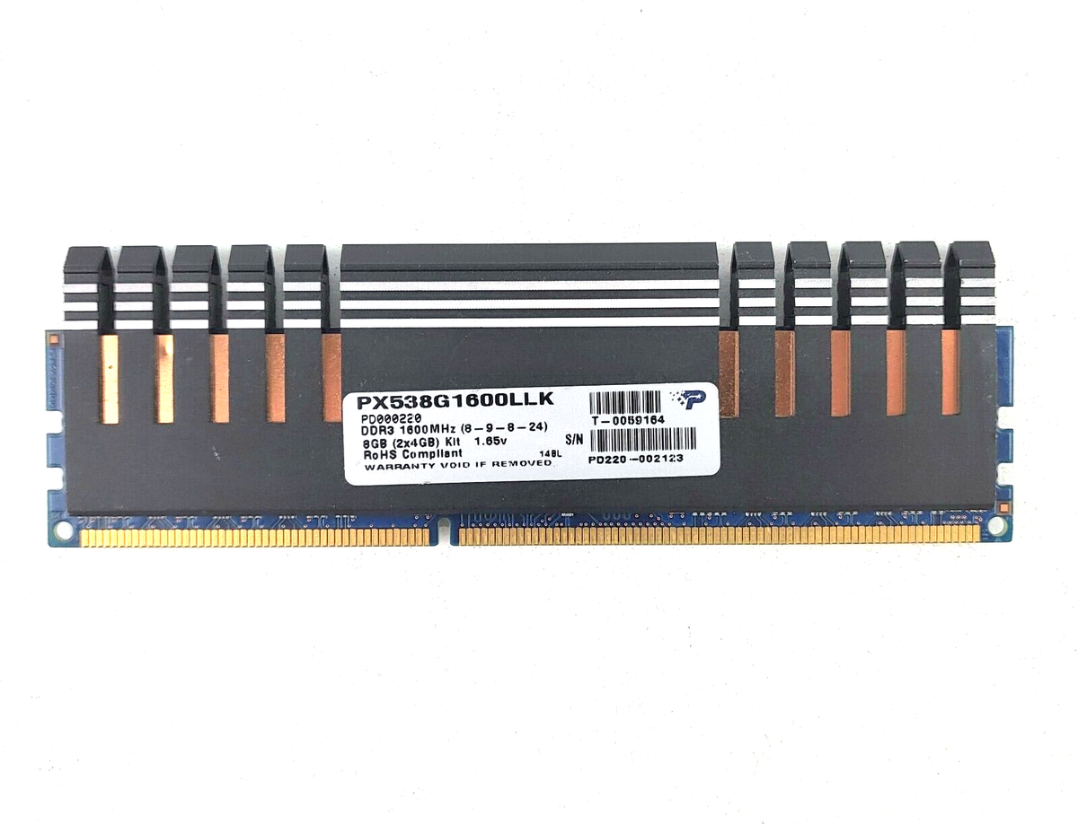 Patriot Viper 4GB Gaming Memory DDR3-1600 PC3-12800