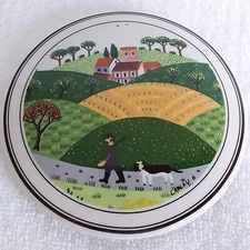 Villeroy@Boch Germany Design Naif Trinket Box w/ Lid  Vitro-Porcelain  Luxemburg