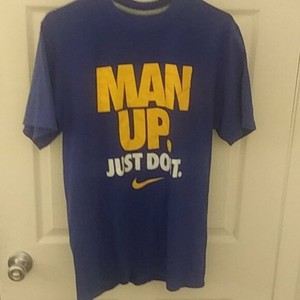 man up nike shirt