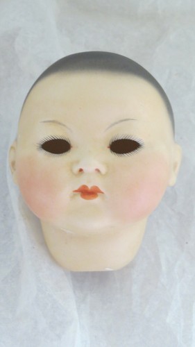 Head only: reproduction Armand Marseille Asian mold "353" Size "6" - Picture 3 of 6