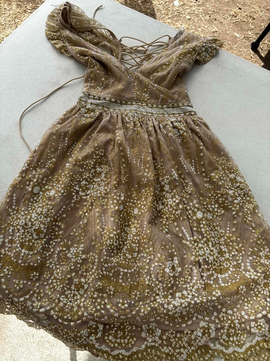 hello molly glitter gypsy dress Sequin Yellow Dresses for Women for sale Gold Sash Belt