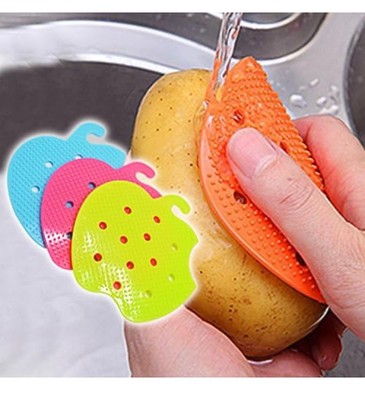 Fruit Vegetable Brushes Potato Scrubber Home Gadgets cooking tool (lot Of 3)