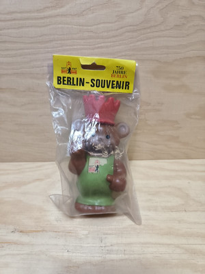 DDR Berlin Souvenir 750 Jahre Berlin VEB Kleinpuppen Lichte von 1987