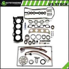 ✅Timing Chain Kit & Head Gasket Set 2000-2008 Fit For Toyota Corolla 1.8L 1794CC