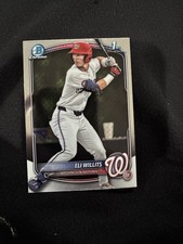 2025 Bowman Draft Eli Willits 1st Bowman Chrome Washington Nationals Off Center