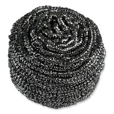 Boardwalk SCRUBBER 3.93" x 1.96" Stainless Steel Scrubber - Silver (72/CT) New