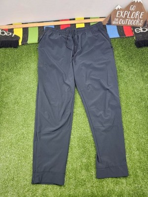 nike mens versatile pants tapered size XL black elastic waist pull on gym casual