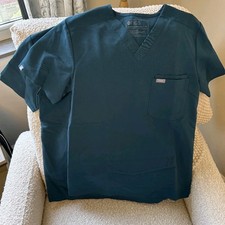 2 Figs Shirt Xs Mens CaBlue Technical Collection Short Sleeve Scrub Top