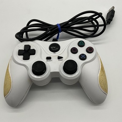 TTX Tech White Wired Controller For PS3 PlayStation 3 Universal.