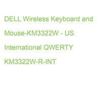 Dell Wireless Keyboard And Mouse-Km3322W - Us International Qwerty KM3322W-R-INT