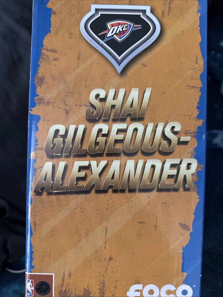 Shai Gilgeous-Alexander Bobble Head Oklahoma City Thunder. Legends Of The Court. - Imagem 2 de 4