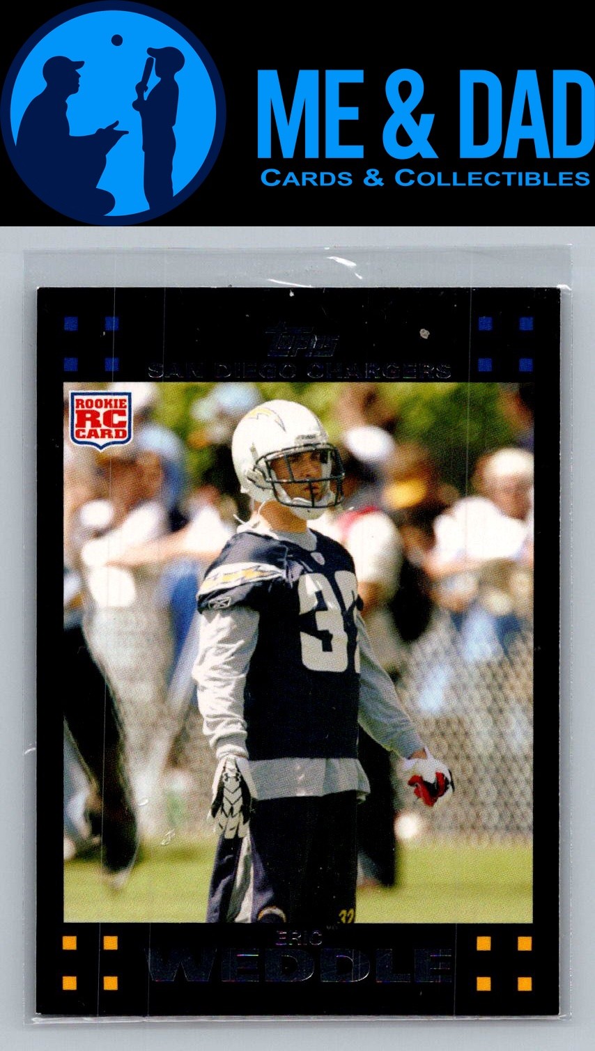 2007 Topps San Diego Chargers #12 Eric Weddle