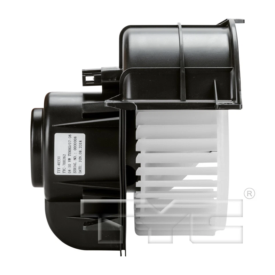 Motor soplador delantero para Volkswagen Touareg 2004-2010 HVAC TYC 2004 2005 2006 2007 Foto 3 de 4