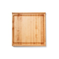 John Boos Countertop Reversible Wood Cutting Board with Juice Groove, Maple