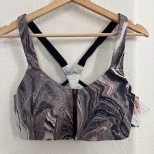 Victoria's Secret VSX Knockout Front Close Underwire Sports Bra Marble 36D NWT