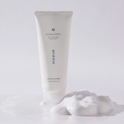MIZON Hyalugen Gel To Foam Cleanser 100ml Dual-Textured Moisture Deep Cleanser