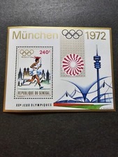 Senegal Stamp Olympic Games Munich No. 10 New ** Luxury MNH 1972